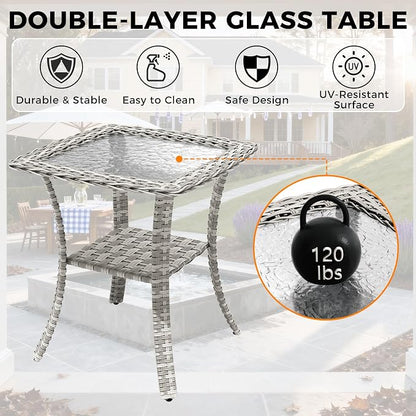14-Seat Modern Patio Furniture Set - Image 9