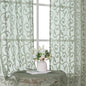 Furman Sheer Sage Green Curtains 84 inches Long by OWENIE