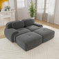 Boneless Sectional Couch, No Assembly Required, 81.8” U Shaped Modular Cloud by ModonChicSofasCouches