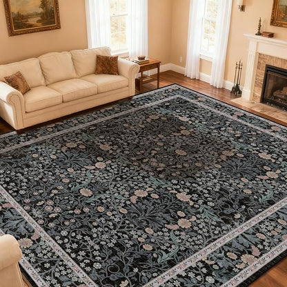 Area Rug for Living Room, 10x12 Large Washable Rugs for Dining Room, Non Slip - Image 3