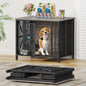 EasyCom Foldable Dog Crate Furniture, 31.5" Dog Crates by EasyCom