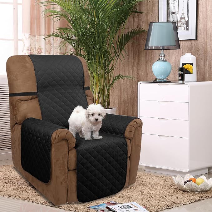 U-NICE HOME Reversible 23''Recliner Small Chair Cover, Pet Friendly, Elastic - Image 2