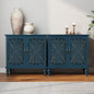 ARTPOWER Accent Cabinet with 2 Doors, Vintage Carved Wood Storage Cabinet by PowerofArtBetterforLife