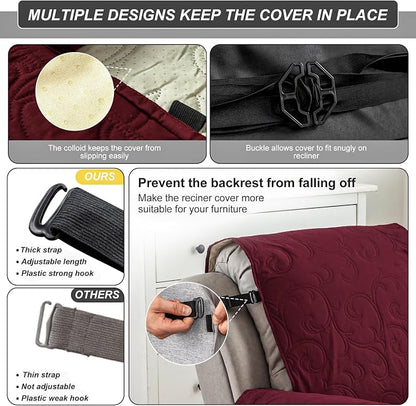 100% Waterproof Recliner Chair Cover, Recliner Chair Covers - Image 6
