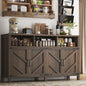 knoworld Buffet Sideboard with Storage Farmhouse with 4 Doors, Dining Room by KNOWORLD