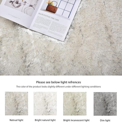 ORINOVA Gray and White Area Rug 6x9 Rugs - Image 7