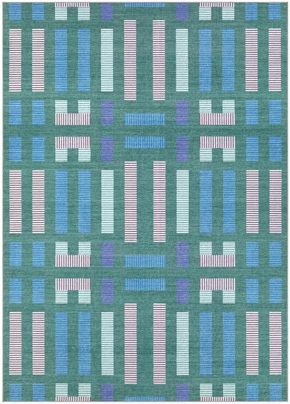 cotiled Boho 8x10 Area Rugs for Living Room: Large Moroccan Washable Rug | - Image 9