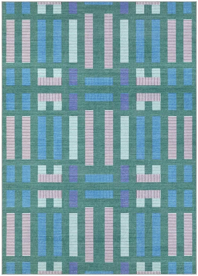 cotiled Boho 10x12 Area Rug for Living Room: Large Moroccan Washable Rug | - Image 10