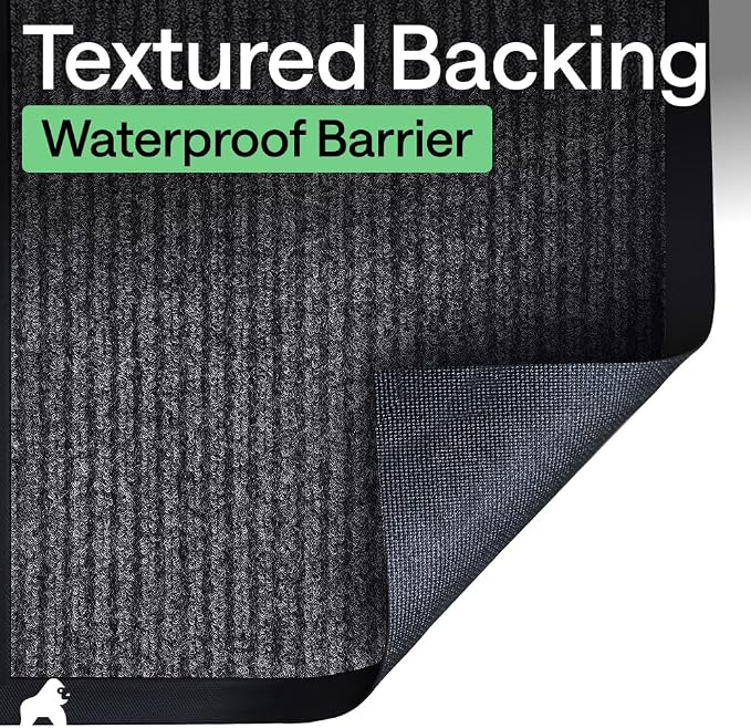 GORILLA GRIP Waterproof Traffic Guard Door Mat, 70x24 Indoor Outdoor Durable - Image 6