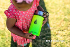 HYDRO CELL Stainless Steel Insulated Water Bottle with Straw - For Cold & Hot Drinks - Metal Vacuum Flask with Screw Cap and Modern Leakproof Sport Thermos for Adults (Neon 14oz)