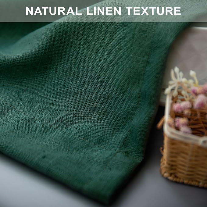 Dark Green Curtains 96 Inches Long - Image 8