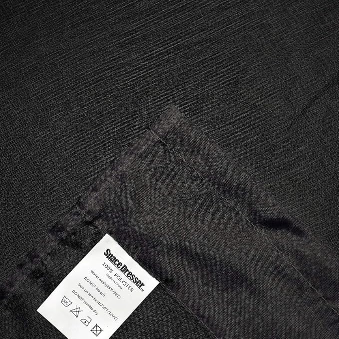 SpaceDresser Basic Rod Pocket Sheer Voile Window Curtain Panels White 1 Pair 2 - Image 6