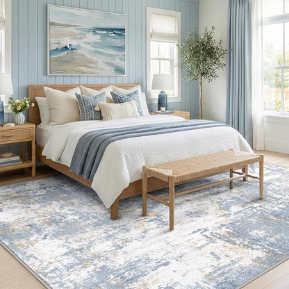 RELEANY Washable 6'x9' Abstract Area Rug - Image 3
