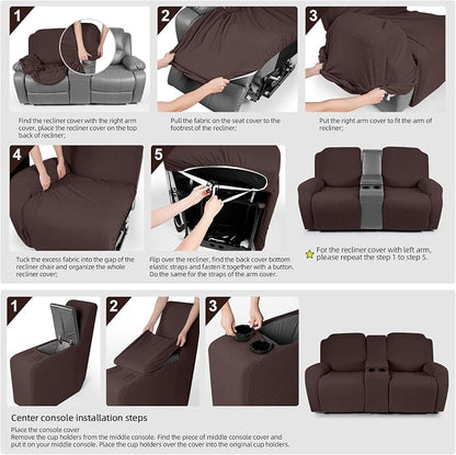 TAOCOCO Loveseat Recliner Cover - Image 6