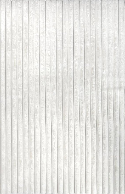 nuLOOM Kai Off White Striped Washable Area Rug, Off White - Image 3