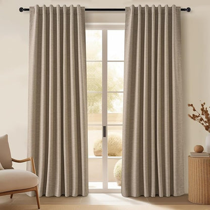 Topfinel Total Blackout Curtains 72 Inches Long 2 Panels by Topfinel