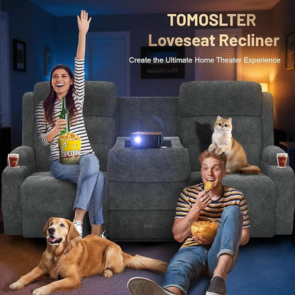 3-Seater Reclining Loveseat Sofa - Image 5
