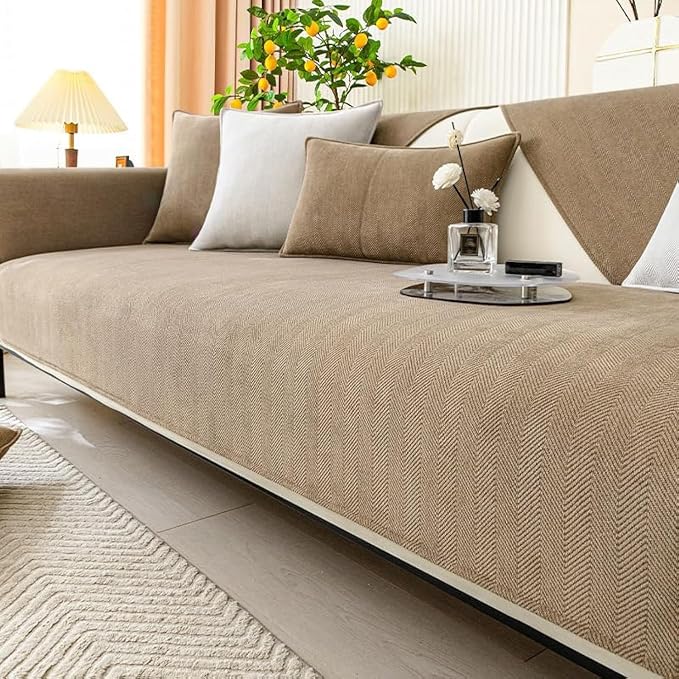 Funny Fuzzy Couch Cover, Chenille Couch Furniture Protector, Funny Fuzzy Couch by Rosygulls