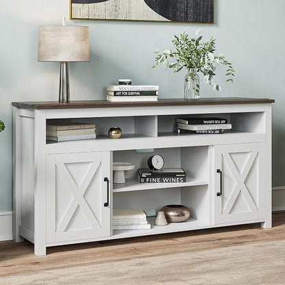 BELLEZE 58 Inch TV Stand, Contemporary Entertainment Center by BELLEZE