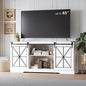 Farmhouse TV Stand for 65/60/55 Inch Tvs, Modern Entertainment Center by Xixini