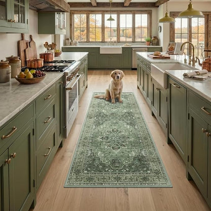 RELEANY Washable Area Rug, Runner 3'x8', Water Repellent, Pet Friendly - Image 2