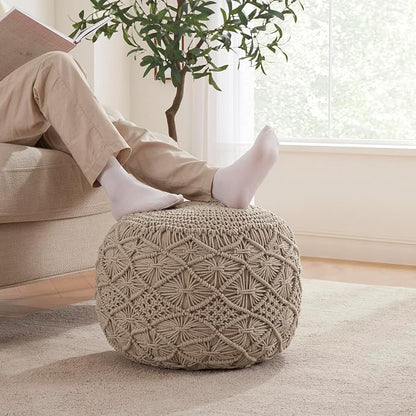 Ornavo Home Pouf Ottoman Foot Rest - Image 6