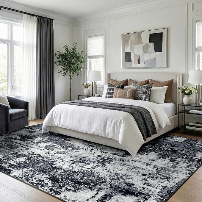 RELEANY Washable 5'x7' Abstract Area Rug - Image 8