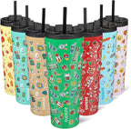 BJPKPK 26oz Stainless Steel Insulated Tumbler With lid And Straw Travel Coffee Thermal Tumblers Cup For Women And Men,Game
