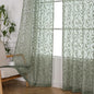 Furman Extra Long Sheer Sage Green Curtains 96 inches Long by OWENIE