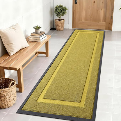 OLANLY Front Door Mat Outside 71x23, All-Season Heavy-Duty Rubber Doormat | by OLANLY