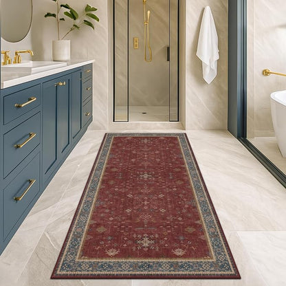 Boho 2x5 Small Kitchen Runners Rugs Non Slip by HazoHaus