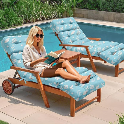 Outdoor Chaise Lounge Chair Cushion 75.1 x 22.8 x 4.7 Inches 100% Waterproof - Image 6