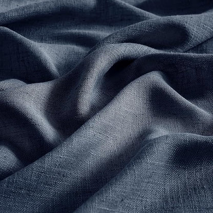MIULEE Navy Blue Short Linen Curtains 52x45 Inch Long 2 Panels - Image 4