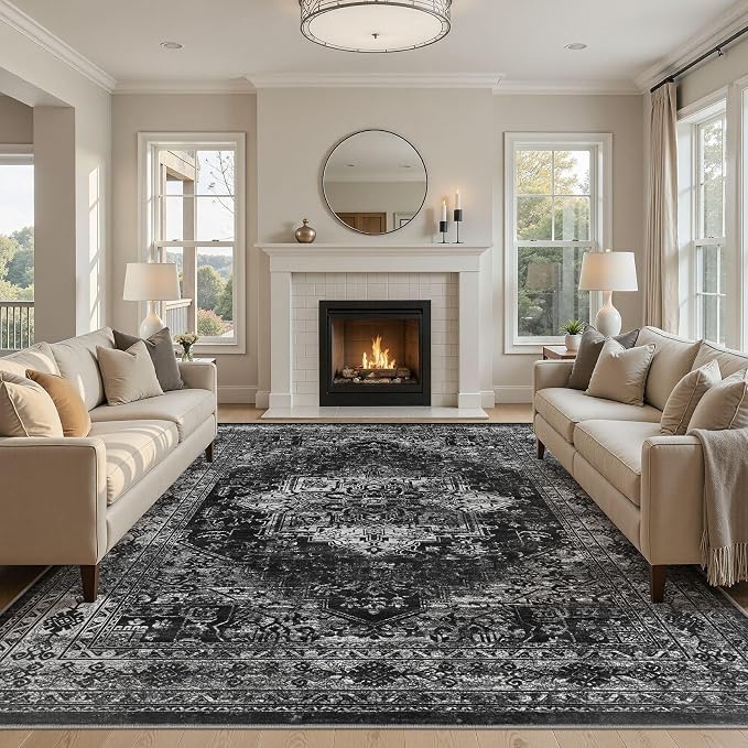 UERMEI 10x12 Area Rug Living Room Rugs - Image 7