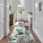 Aelenmu Runner Rugs for Hallways Kitchen 2.6x8 Non Slip Washable Black Gold | by Aelenmu