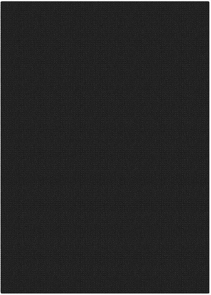 KOZYFLY Black Washable 5x7 Living Room Rug, Non Slip Woven Area Rugs, Braided - Image 9