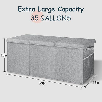 Extra Large Toy Box with Lids - Image 2