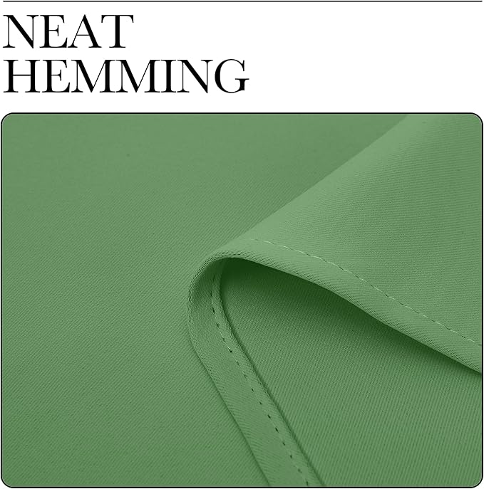 NICETOWN Froest Green Blackout Curtains 45 inches Length - Image 6