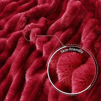 Exclusivo Mezcla Striped King Size Fleece Blanket - Image 5