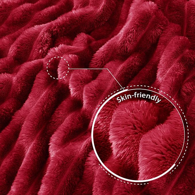 Exclusivo Mezcla Striped Queen Size Fleece Blanket - Image 5