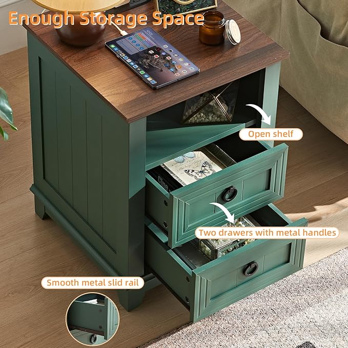 Joaxswe 18" Farmhouse Night Stand - Image 5
