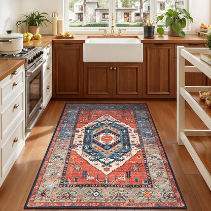 SERISSA 3x4 Washable Non Slip Boho Area Rug - Image 3