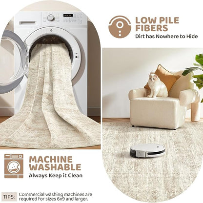 UERMEI 5x7 Washable Area Rug - Image 5