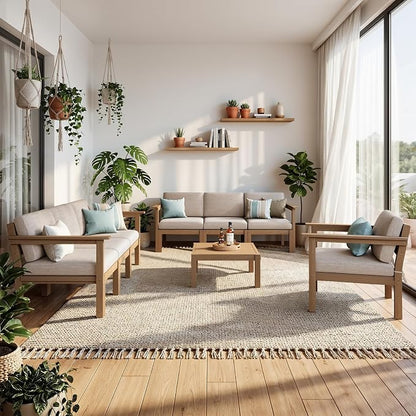 Stoog Patio Furniture Set, 6-Piece Modular Outdoor Sectional Sofa - Image 9
