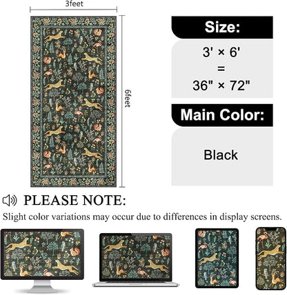 DUKINO 3x6 Kitchen Runner Rug, Washable Animal Rug - Image 2