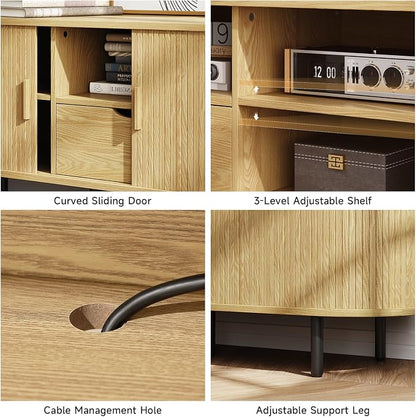 ONBRILL 69" TV Stand with Power Outlet - Image 4