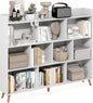 Furinno Claude Book Shelf, 10-Cube Mid Century Style Bookshelf, Storage by Furinno-FitsYourSpaceFitsYourBudget