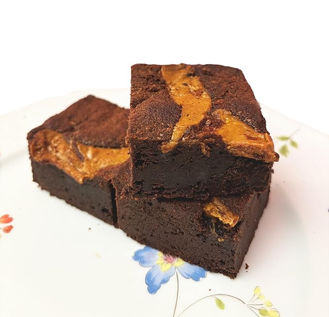 Ruth’s Peanut Butter Swirl Cake Style Brownies 4 Dozen – Gourmet Baked Treats | Delicious Gift with The Finest Ingredients | Guaranteed to Arrive Fresh