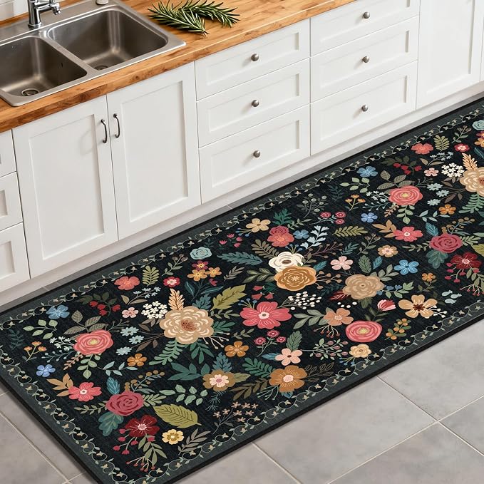 Washable 2'6" x 8' Runners for Hallways, Non Slip Long Floor Runner for Kitchen - Image 2