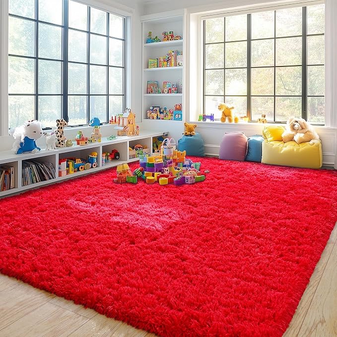 Pionblank Large Rug for Living Room 6x9, Modern Soft Shag Area Rug - Image 2